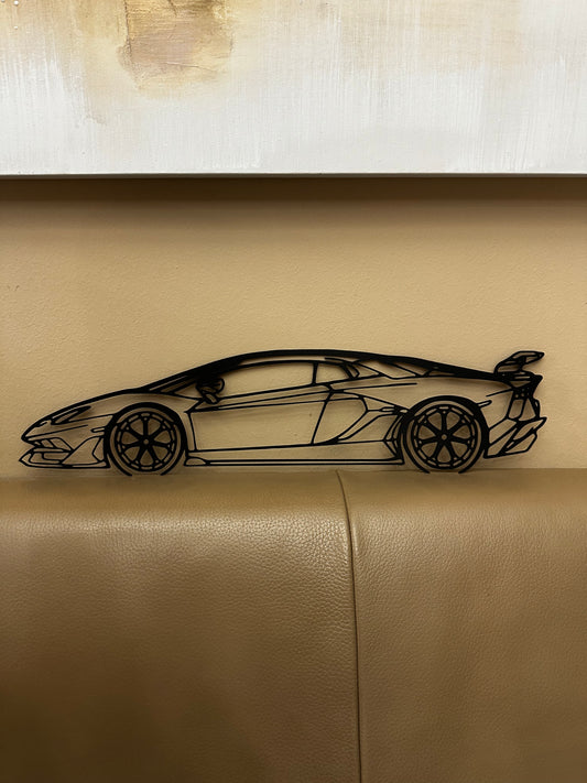 Sportwagen-Silhouette im modernen Look – Perfekt für Home Office, Garage oder Männerhöhle. Hochwertige Eisenkunst, einfache Montage, ideale Geschenkidee für Auto-Fans zu jedem Anlass! - Kreative Drahtdesign-Wohnkultur Hängeskulptur